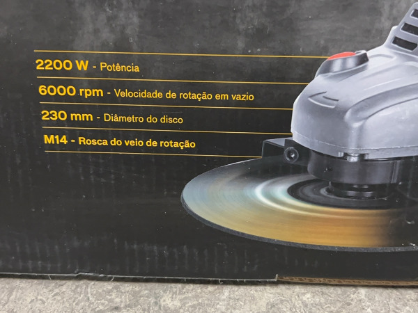 Vito haakse slijper ø230mm 2200W Pro-Power – foto 3 – kavel bij XL Auctions