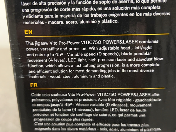 Vito decoupeerzaag 750W Pro-Power – foto 6 – kavel bij XL Auctions