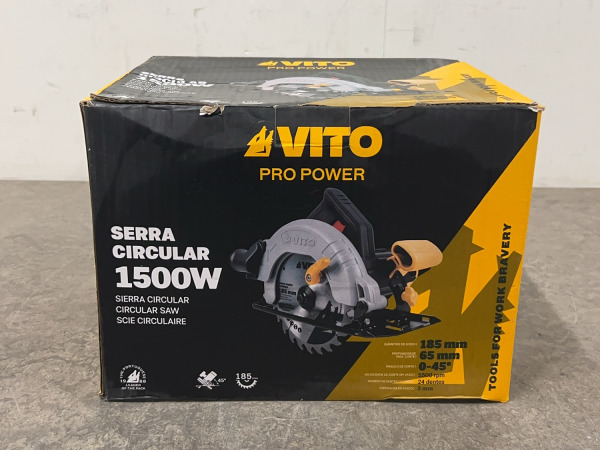 Vito circkelzaag ø185mm 1500W Pro-Power – foto 2 – kavel bij XL Auctions