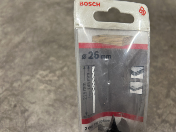 5x Bosch houtspiraalboor ø26x215mm – foto 2 – kavel bij XL Auctions