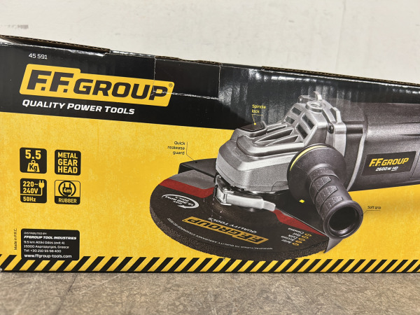 FF Group haakse slijper 2600W AG 230/2600S HD – foto 7 – kavel bij XL Auctions