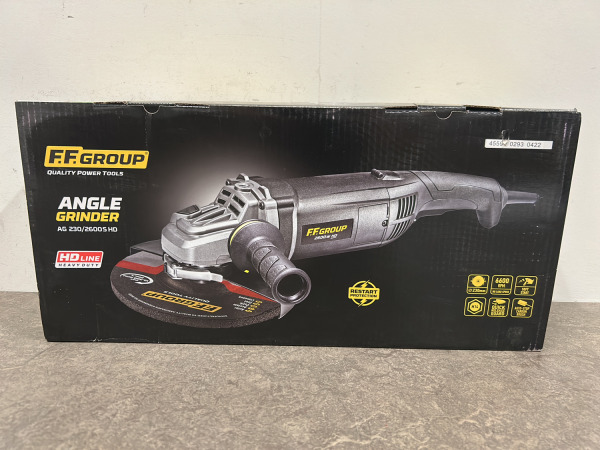 FF Group haakse slijper 2600W AG 230/2600S HD – foto 10 – kavel bij XL Auctions