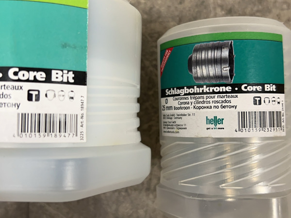 Heller dozenboor set 2-delig ø25/80mm – foto 4 – kavel bij XL Auctions