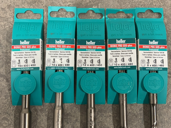 Heller boor set 5-delig SDS-Plus Bionic-Pro – foto 2 – kavel bij XL Auctions