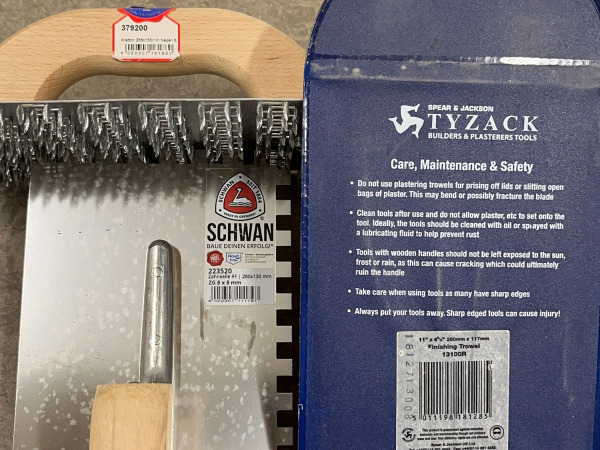 Schwan en Tyzack pleistergereedschap set 6-delig – foto 7 – kavel bij XL Auctions