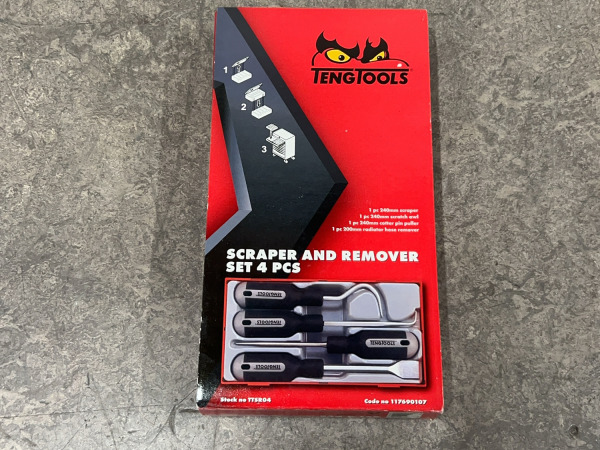 TengTools schraper- en verwijderset 4-delig TTSR04 – foto 2 – kavel bij XL Auctions