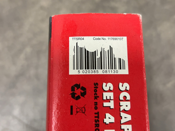 TengTools schraper- en verwijderset 4-delig TTSR04 – foto 5 – kavel bij XL Auctions