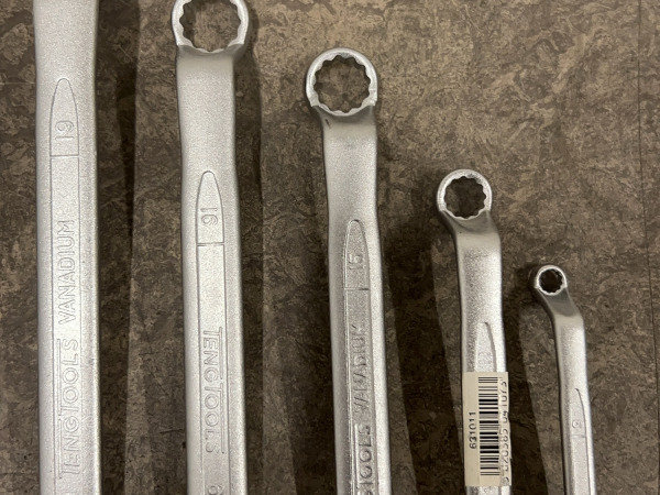 TengTools ringsleutelset verdiept 6-32mm 9-delig – foto 4 – kavel bij XL Auctions