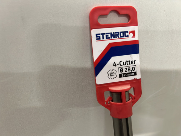 Stenroc betonboor ø28x370mm SDS-Max 4-cutter – foto 3 – kavel bij XL Auctions