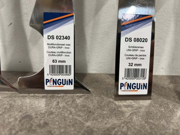 Pinguin plamuurgereedschap set 9-delig – foto 9 – kavel bij XL Auctions