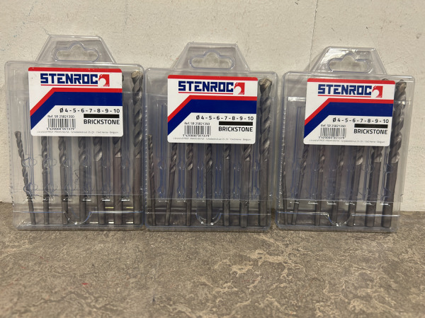 Stenroc borensets ø4-10mm diverse 4-delig – foto 2 – kavel bij XL Auctions