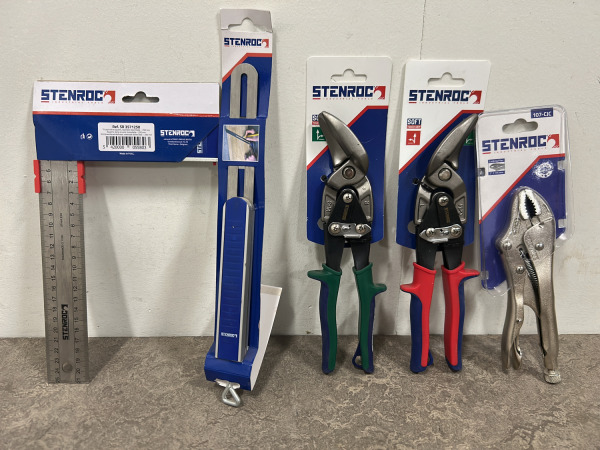 Stenroc handgereedschap set 5-delig