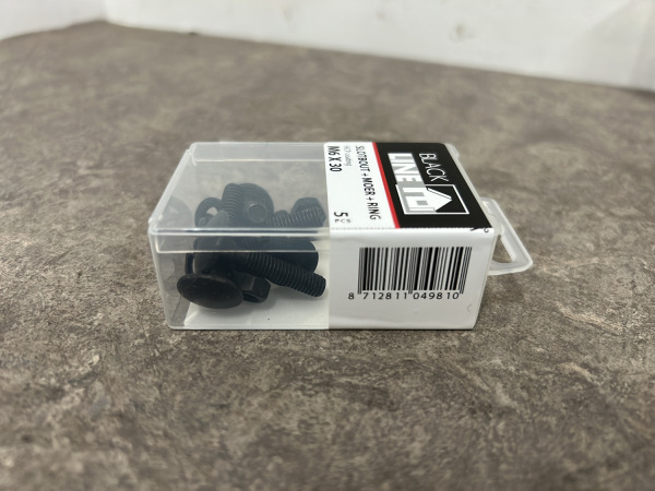 Blackline slotbouten met moer en sluitring set 48-delig – foto 3 – kavel bij XL Auctions