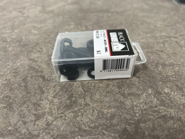 Blackline slotbouten met moer en sluitring set 48-delig – foto 9 – kavel bij XL Auctions