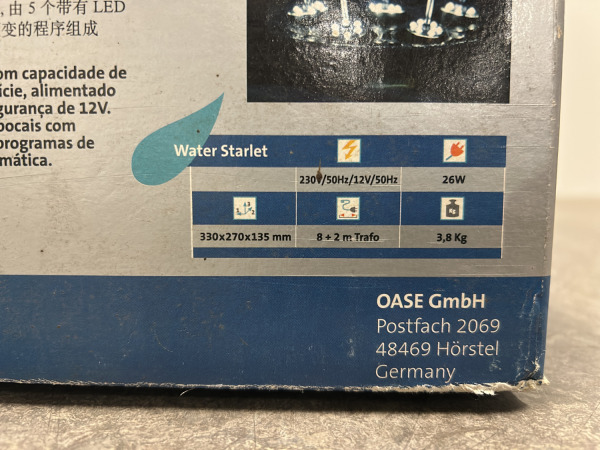 Oase drijvende fontein met licht Water Starlet – foto 5 – kavel bij XL Auctions