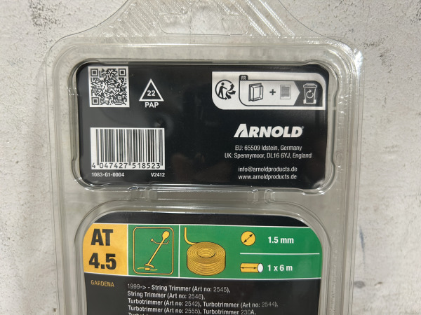 4x Arnold trimmerspoel AT 4.5 – foto 4 – kavel bij XL Auctions