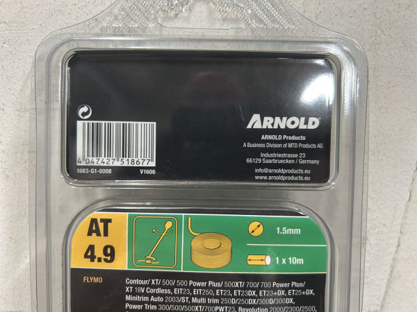 5x Arnold trimmerspoel AT 4.9 – foto 4 – kavel bij XL Auctions