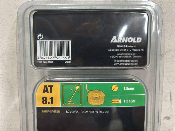 4x Arnold trimmerspoel AT 8.1 – foto 4 – kavel bij XL Auctions