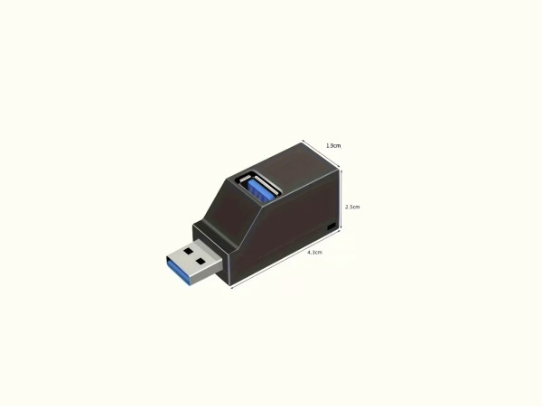 Hoge-Snelheid USB 3.0 Hub Adapter – 3 Poorten + Kaartlezer – foto 4 – kavel bij XL Auctions