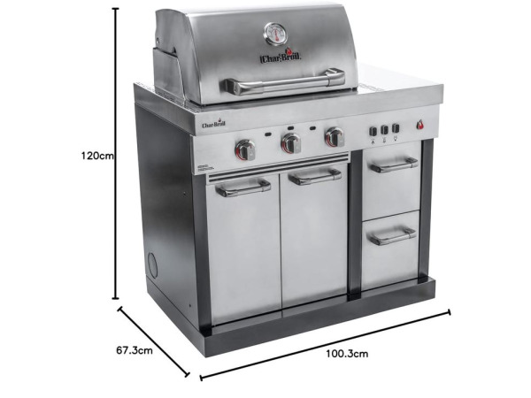 Char-Broil Ultimate 3200 Gasbarbecue – foto 5 – kavel bij XL Auctions