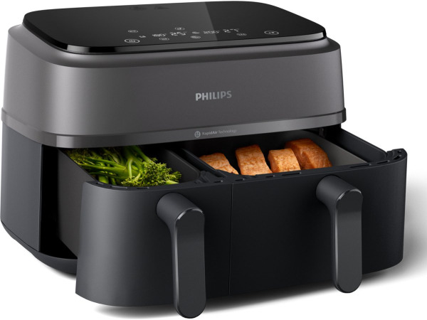 Philips 3000 series - Dual Basket Airfryer - NA350/00 - 9L – kavel bij XL Auctions