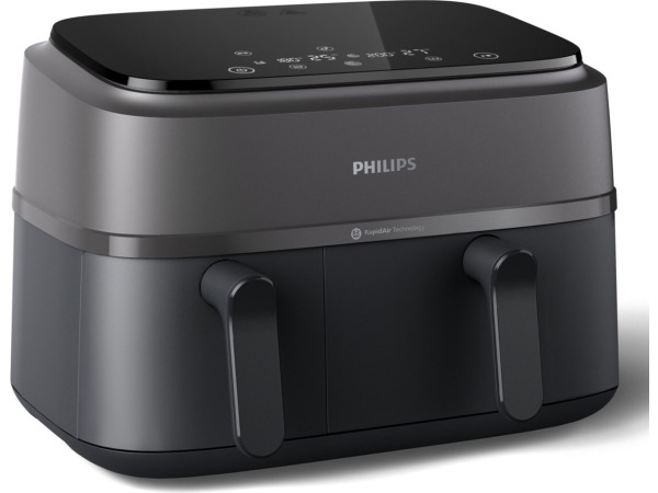 Philips 3000 series - Dual Basket Airfryer - NA350/00 - 9L – foto 2 – kavel bij XL Auctions