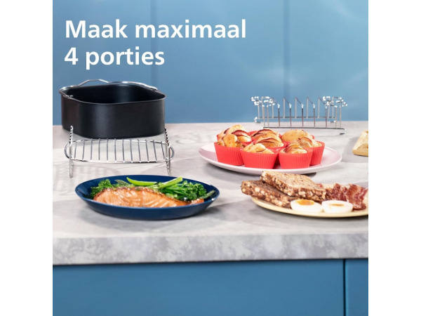 Philips 3000 series - Dual Basket Airfryer - NA350/00 - 9L – foto 3 – kavel bij XL Auctions