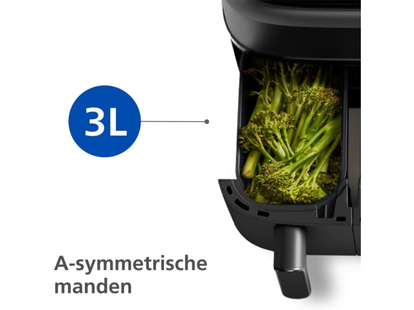 Philips 3000 series - Dual Basket Airfryer - NA350/00 - 9L – foto 4 – kavel bij XL Auctions