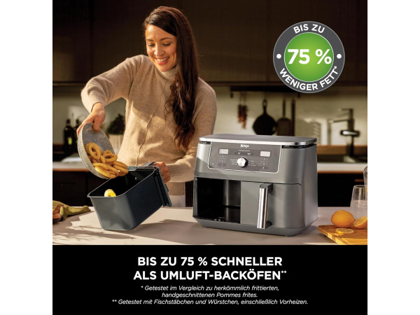 Ninja Dual Zone digitale Airfryer - 9,5L - DZ400EU – foto 6 – kavel bij XL Auctions