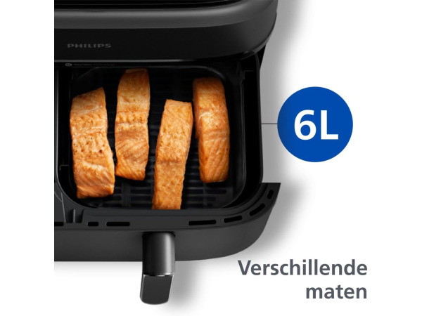 Philips 3000 series - Dual Basket Airfryer - NA350/00 - 9L – foto 5 – kavel bij XL Auctions