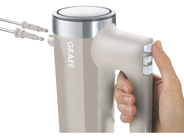 Graef HM508 Handmixer | 600 Watt | 7 snelheden turboknop – foto 3 – kavel bij XL Auctions