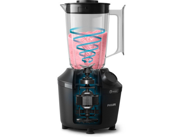 Philips 3000 series HR2041/41 - Blender - Zwart – foto 4 – kavel bij XL Auctions