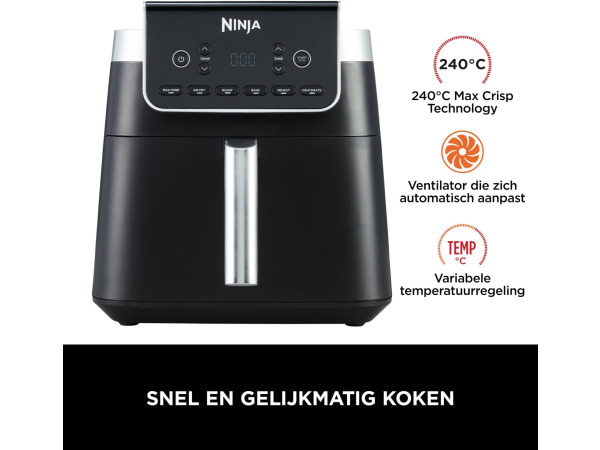 Ninja Air Fryer MAX PRO - AF180EU - 6.2L – foto 7 – kavel bij XL Auctions