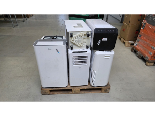 Pallet met (DEFECTE) Mobiele airco's - diverse merken – foto 3 – kavel bij XL Auctions