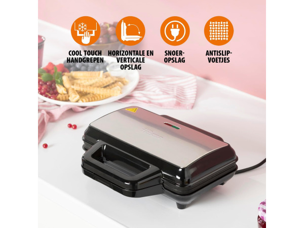 Tristar WF-1171 Wafelfriet maker - 1000 watt – foto 2 – kavel bij XL Auctions
