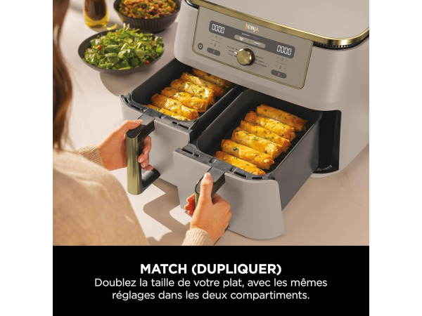 Ninja AirFryer Dual Zone MAX Digital - DZ400EUSTGD – foto 5 – kavel bij XL Auctions