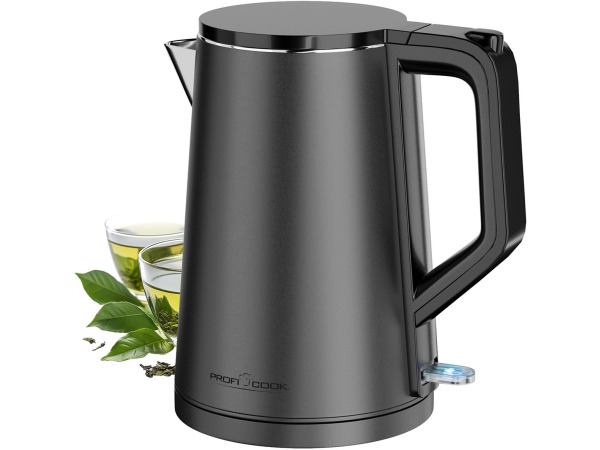 ProfiCook WK 1290 - Waterkoker - Grijs - 1.5Liter – kavel bij XL Auctions