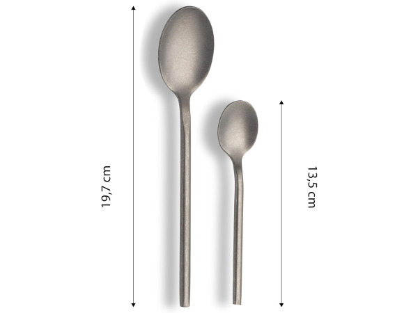 ECHTWERK Tafelbestek Malou zilver stonewashed 16-delig – foto 2 – kavel bij XL Auctions