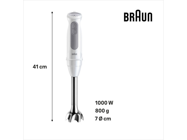 Braun MultiQuick 5 MQ50.236M – Staafmixer - 1000W – foto 2 – kavel bij XL Auctions