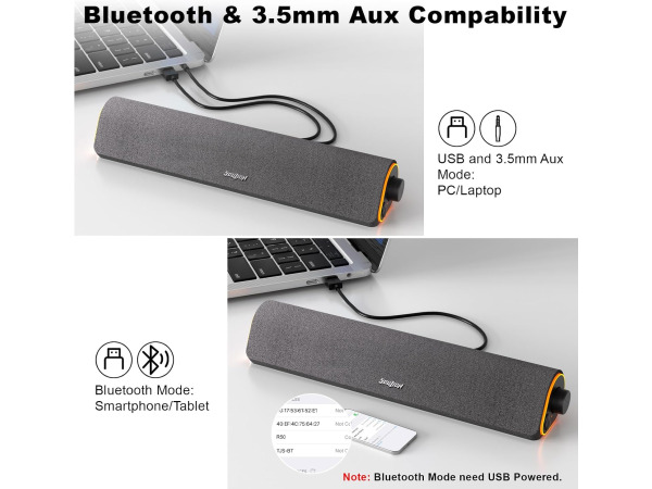 SOULION R50 pc-luidsprekers - USB / 3,5 AUX - 10W – foto 4 – kavel bij XL Auctions