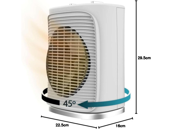 Cecotec Elektrische Kachel ReadyWarm 2050 Max Force 2000W – foto 4 – kavel bij XL Auctions