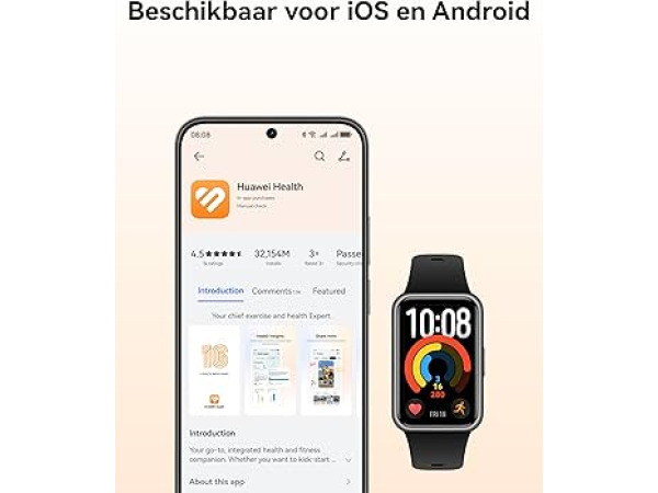 HUAWEI Band 11 Smartwatch - 1.62″AMOLED - Android & iOS – foto 6 – kavel bij XL Auctions
