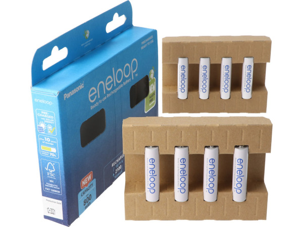 Panasonic eneloop - oplaadbare batterij 800mAh (8-pack) – foto 3 – kavel bij XL Auctions