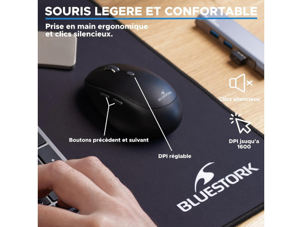 BlueElement draadloos oplaadbaar toetsenbord - muis (AZERTY) – foto 4 – kavel bij XL Auctions