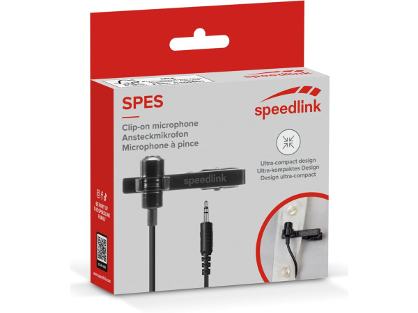 Speedlink SPES Lavalier Microfoon Met 3,5mm Jack - Clip-on – foto 3 – kavel bij XL Auctions