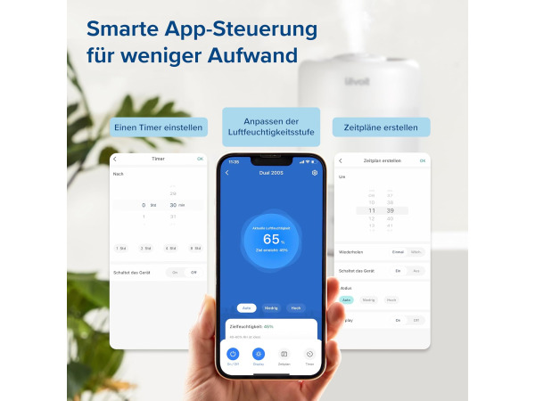 Levoit Smart Luchtbevochtiger - 3L - 20 dB – foto 3 – kavel bij XL Auctions