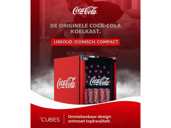 Coolcube Coca-Cola Drankenkoelkast 48L - 5 - 15 °C – foto 6 – kavel bij XL Auctions