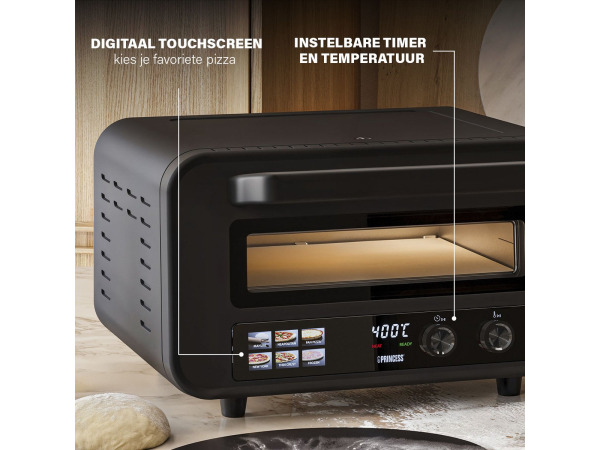 Princess 112780 Pizza Oven Pro Max - Tot 400°C - 2100W - 15L – foto 7 – kavel bij XL Auctions