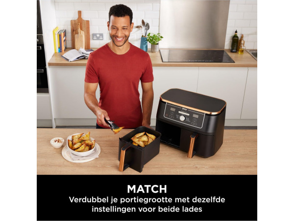Ninja Foodi MAX Dual Zone Airfryer 9,5L (Schade) – foto 4 – kavel bij XL Auctions