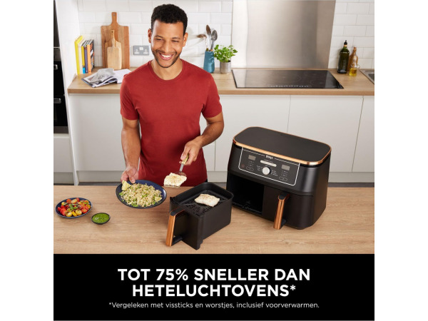 Ninja Foodi MAX Dual Zone Airfryer 9,5L (Schade) – foto 6 – kavel bij XL Auctions